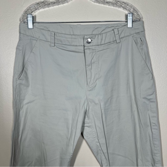 Lululemon Mens Commission Pants Classic Swift Cotton Size 34x34 Beige Khaki - Picture 2 of 9